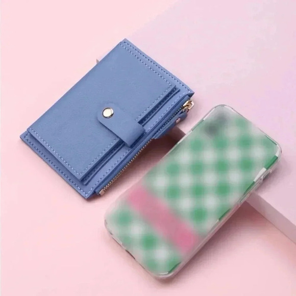 ⚠️Clearance Blue Slim Bifold Wallet / Cardholder - Picture 5 of 5